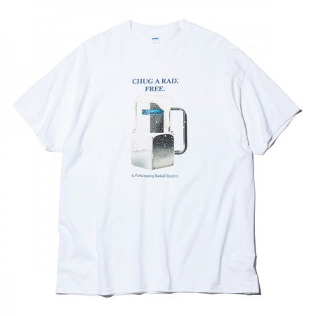 RADIALL　Tシャツ　"CRAGER CREW NECK T-SHIRT S/S"　(White)