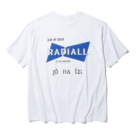 RADIALL　Tシャツ　"BOWTIE CREW NECK POCKET T-SHIRT S/S"　(White)