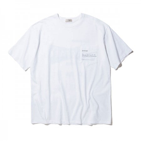 RADIALL　Tシャツ　"BOWTIE CREW NECK POCKET T-SHIRT S/S"　(White)