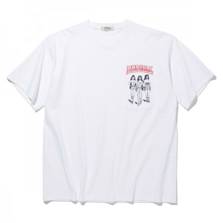 RADIALL　Tシャツ　"BOULEVARD CREW NECK POCKET T-SHIRT S/S"　(White)