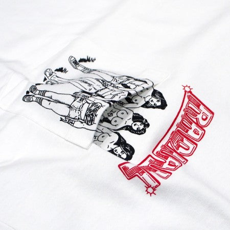 RADIALL　Tシャツ　"BOULEVARD CREW NECK POCKET T-SHIRT S/S"　(White)