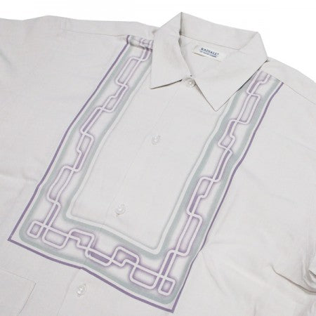 RADIALL　S/Sシャツ　"WHITTIER OPEN COLLARED SHIRT S/S"　(Ice Gray)