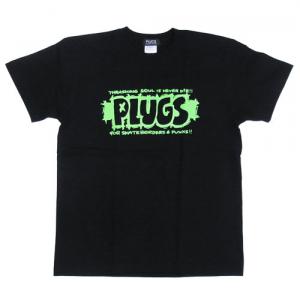 PLUGS　Tシャツ　"THRASH"　(Black)