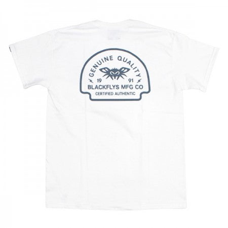 BLACK FLYS　Tシャツ　"SHELL S/S TEE"　(White)