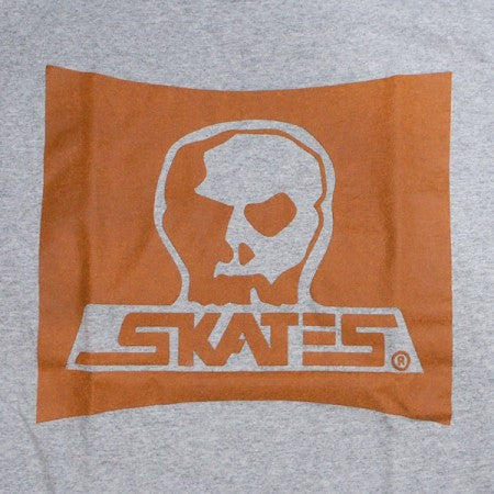 SKULL SKATES　"OWBOY Tシャツ"　(Heather Gray / Brown)