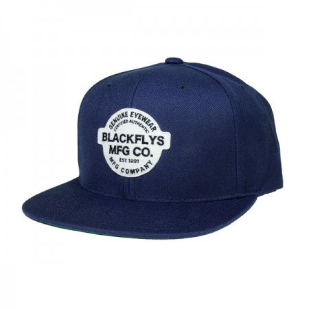 BLACK FLYS　キャップ　"AUTHENTICA SNAPBACK CAP"　(Navy)