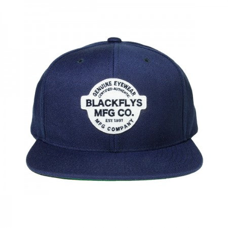 BLACK FLYS　キャップ　"AUTHENTICA SNAPBACK CAP"　(Navy)