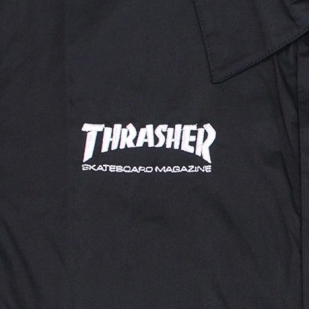THRASHER　S/Sシャツ　"MAG S/S WORK SHIRT"　(Black)