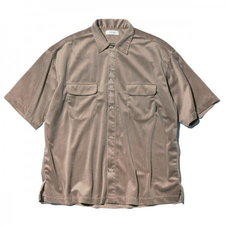 RADIALL　S/Sシャツ　"WEST COAST OPEN COLLARED SHIRT S/S"　(Root Beer)