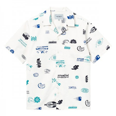 Carhartt WIP　S/Sシャツ　"S/S MOTOR CITY SHIRT"　(Motor City Print Wax)