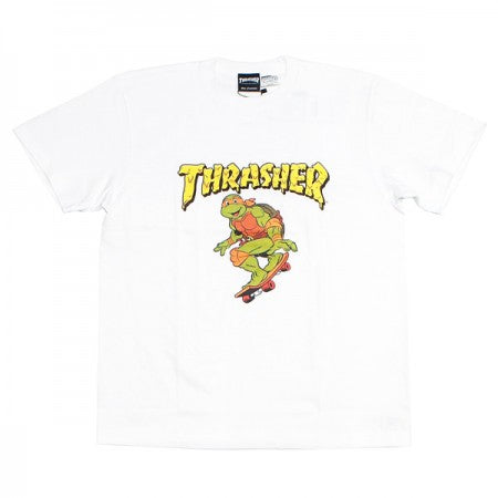 THRASHER × TMNT　"コラボTシャツ THTUR-ST002"　(White)