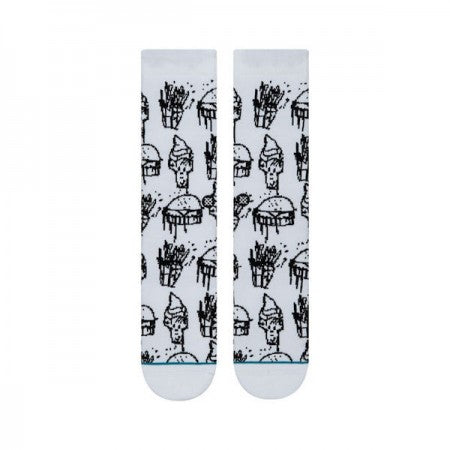 STANCE×GREGORY SIFF　ソックス　"DELIGHT"　(White)