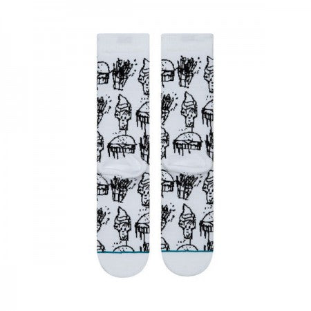 STANCE×GREGORY SIFF　ソックス　"DELIGHT"　(White)