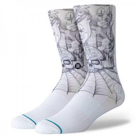 STANCE×MR.CARTOON　ソックス　"TOONZ"　(White)