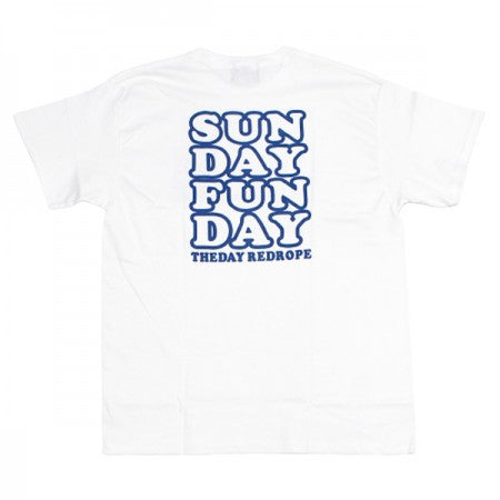 redrope　Tシャツ　"SUNDAY FUNDAY S/S TEE"　(White)