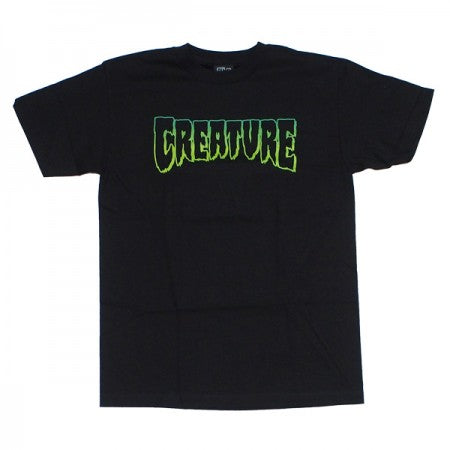 CREATURE　Tシャツ　"LOGO OUTLINE TEE"　(Black)