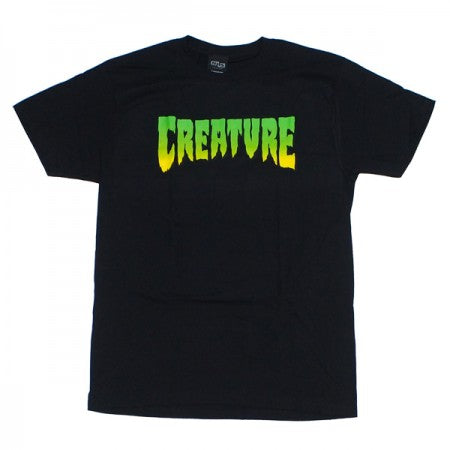 CREATURE　Tシャツ　"CREATURE LOGO TEE"　(Black)