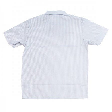 THRASHER　S/Sシャツ　"MAG S/S WORK SHIRT"　(Bk Stripe/Bk