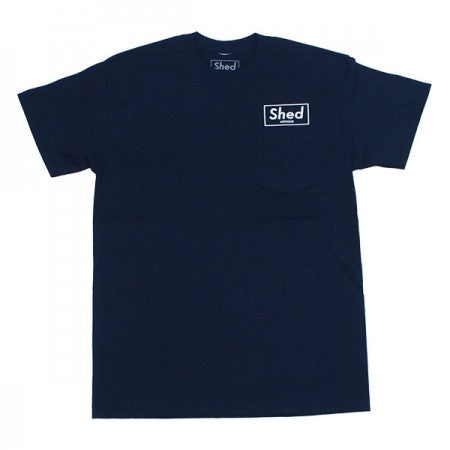 Shed　Tシャツ　"PO box"　(Navy)