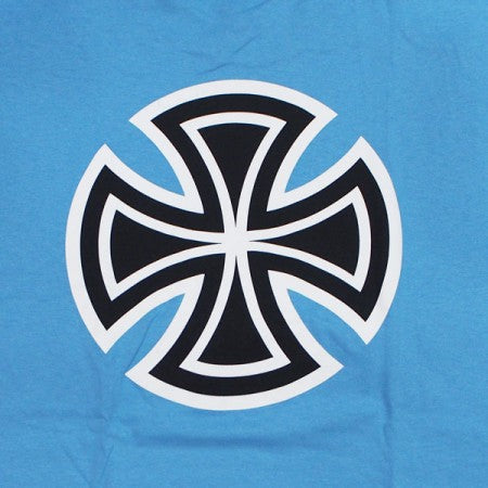 INDEPENDENT　Tシャツ　"BAR/CROSS TEE"　(Caroline Blue)