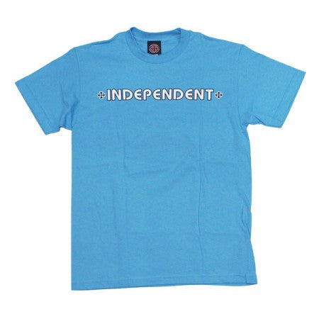 INDEPENDENT　Tシャツ　"BAR/CROSS TEE"　(Caroline Blue)