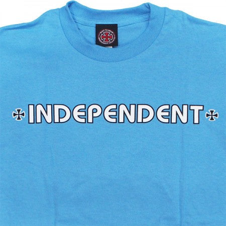 INDEPENDENT　Tシャツ　"BAR/CROSS TEE"　(Caroline Blue)