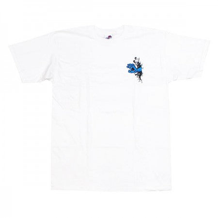 SANTACRUZ　Tシャツ　"WALL HAND TEE"　(White)