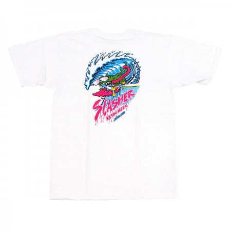 SANTACRUZ　Tシャツ　"WAVE SLASHER TEE"　(White)