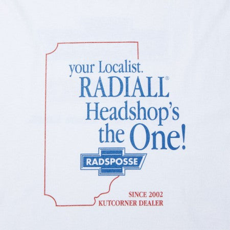 RADIALL　Tシャツ　"TOKING CREW NECK T-SHIRT S/S"　(White)