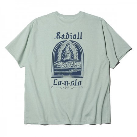 RADIALL　Tシャツ　"LO-N-SLO CREW NECK T-SHIRT S/S"　(Sage Green)