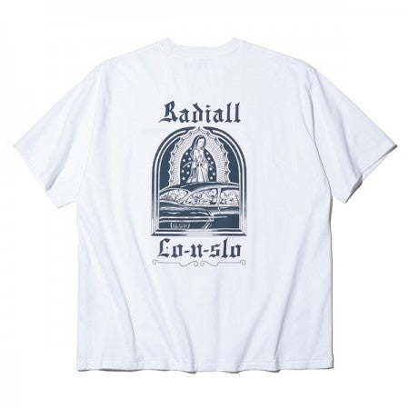 RADIALL　Tシャツ　"LO-N-SLO CREW NECK T-SHIRT S/S"　(White)