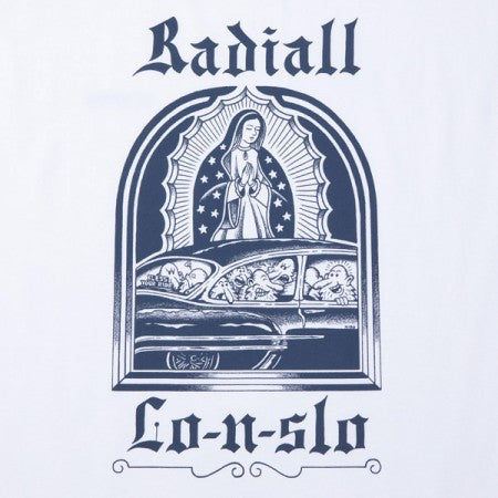 RADIALL　Tシャツ　"LO-N-SLO CREW NECK T-SHIRT S/S"　(White)