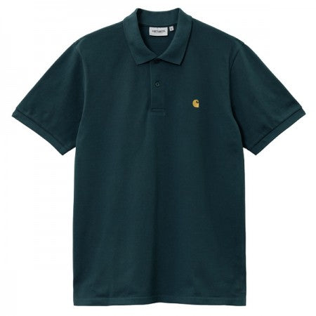 Carhartt WIP　S/Sポロシャツ　"S/S CHASE PIQUE POLO"　(Botanic / Gold)