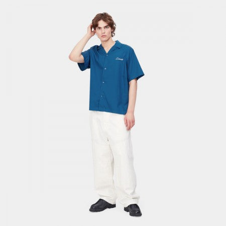 Carhartt WIP　S/Sシャツ　"S/S DELRAY SHIRT"　(Amalfi / Wax)