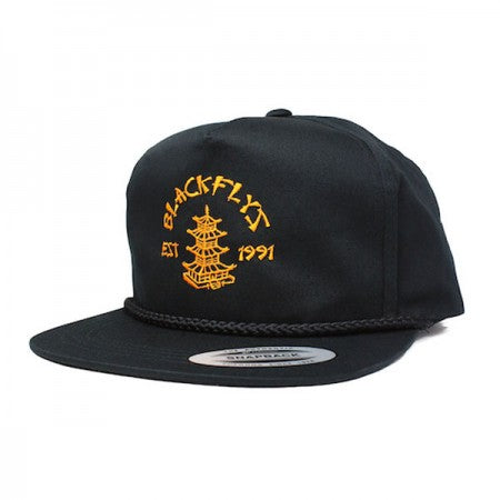 BLACK FLYS　キャップ　"KPAGODA GOLF CAP"　(Black)