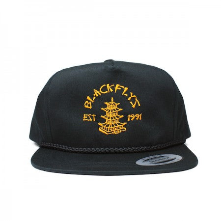 BLACK FLYS　キャップ　"KPAGODA GOLF CAP"　(Black)