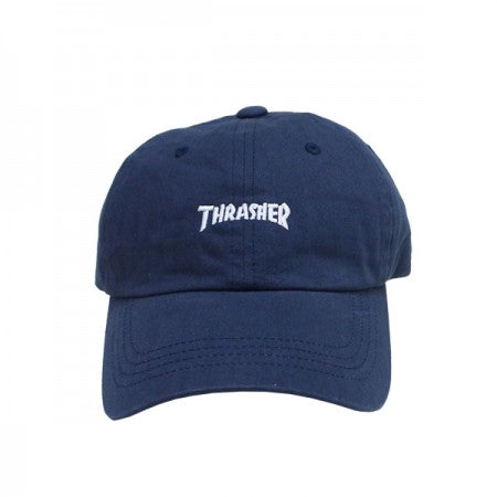THRASHER　キャップ　"MAG LOGO WASH CAP"　(Navy)