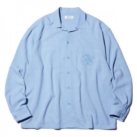 RADIALL　L/Sシャツ　"SPOKES OPEN COLLARED SHIRT L/S"　(Ice Blue)