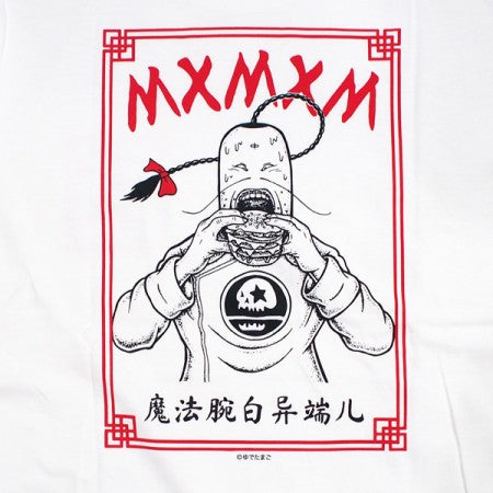 キン肉マン x MxMxM　"ラーメンマンチーズ TEE"　(Red)