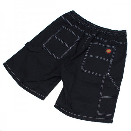 SANTA CRUZ　ショーツ　"SC LTD LOGO PAINTER SHORTS"　(Black)