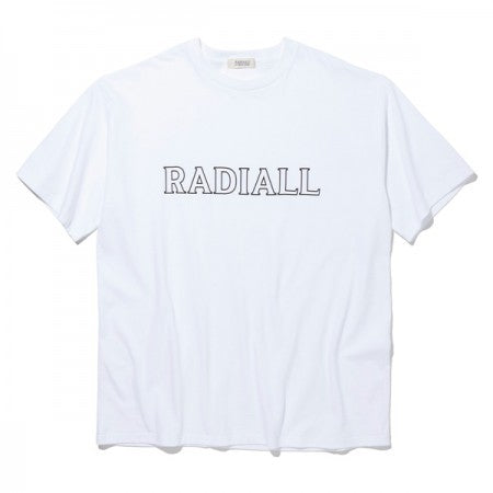 RADIALL　Tシャツ　"OUTLINE CREW NECK T-SHIRT S/S"　(White)