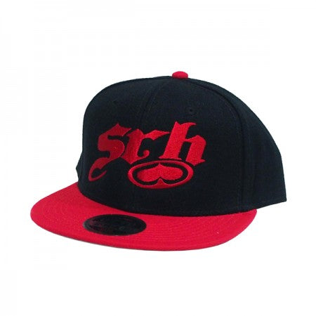 SRH　キャップ　"SNAKE SNAPBACK CAP"　(Black/Red)