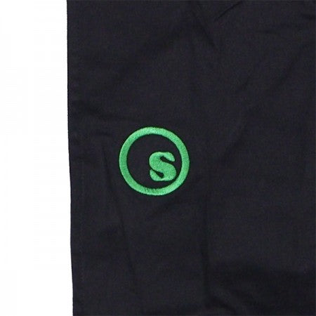 seedleSs　S/Sシャツ　"SD ZIP UP HOODY SHIRTS 2019"　(Black/Green)