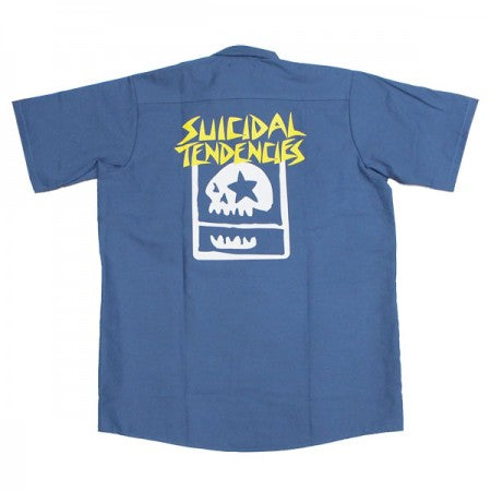 SUICIDAL TENDENCIES x MxMxM　"MAGICAL TENDENCIES WORK SHIRT"　(Blue)