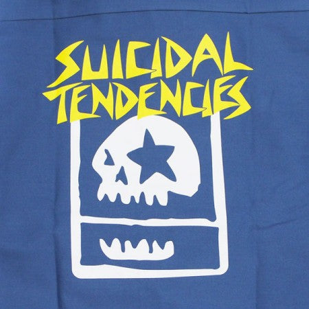 SUICIDAL TENDENCIES x MxMxM　"MAGICAL TENDENCIES WORK SHIRT"　(Blue)