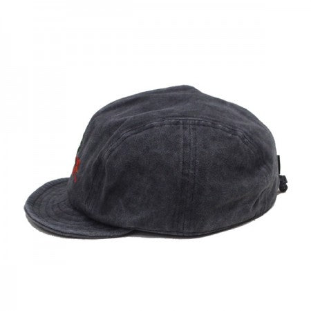 POLeR　キャップ　"SHRUBBERY PIGMENT MECHANIC CAP"　(Black Denim)