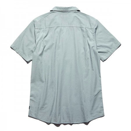 ROARK REVIVAL　S/Sシャツ　"WELL WORN ORGANIC WOVEN"　(Slate Blue)