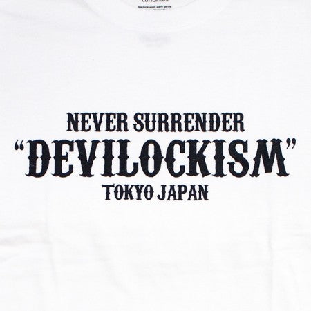 ★30%OFF★ Devilock　Tシャツ　"DEVILOCKISM TEE"　(White)