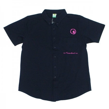 seedleSs　S/Sシャツ　"SD CLEAN KNIT SHIRTS"　(Navy)