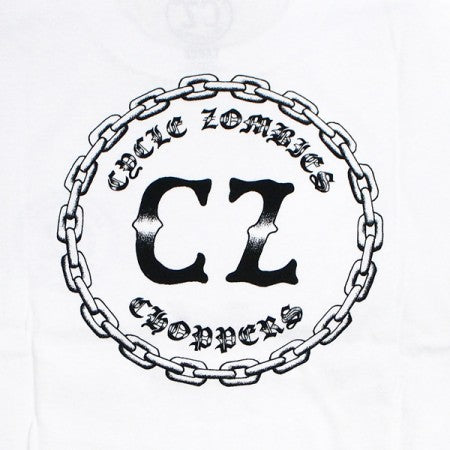 CYCLE ZOMBIES　Tシャツ　"STAINLESS STANDARD FIT TEE"　(White)